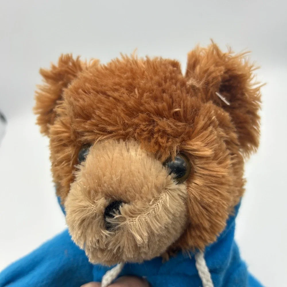 Carolina‎ Panthers Teddy Bear Plush Blue Hoodie XXL Logo Stuffed Animal Kids Toy